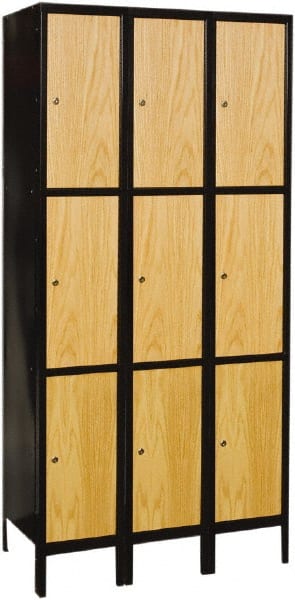 Hallowell - 9 Door, 3 Tier, Premium Wardrobe Lockers - Americas Tooling