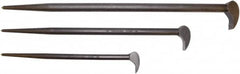 Proto - 3 Piece Rolling Head Pry Bar Set - Includes 12, 16 & 21" Lengths - Americas Tooling