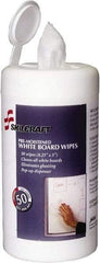 Ability One - Pre-Moistened White Board Wipes - Center Pull, 4-1/4" x 6-1/4" Sheet Size, White - Americas Tooling