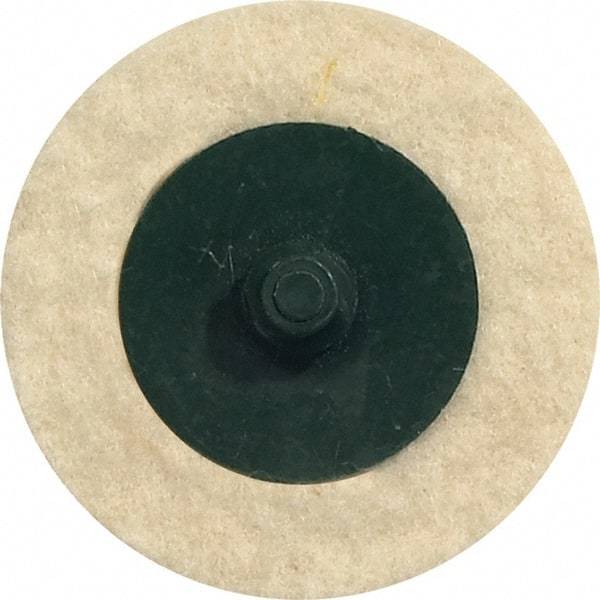 WALTER Surface Technologies - 3" Diam, Unmounted Buffing Wheel - Quick Change Felt Disc - Americas Tooling