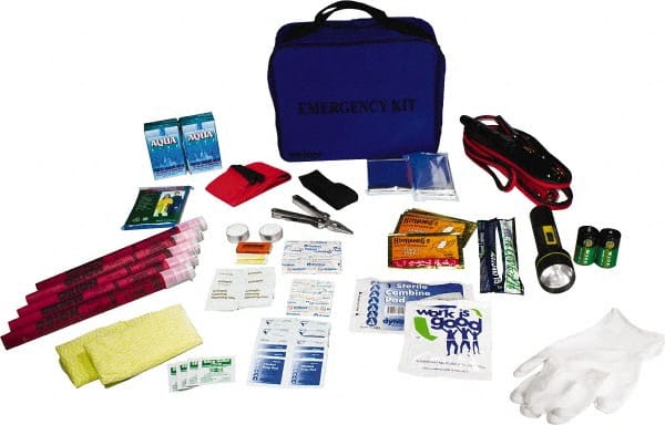 ORION Safety - 103 Piece, Emergency Roadside Safety Kit - Exact Industrial Supply