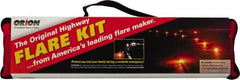 ORION Safety - 7 Piece, Emergency Roadside Safety Kit - Six 30 Minute Flares, Safety Vest - Americas Tooling