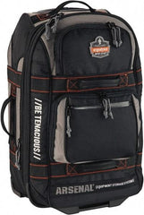 Ergodyne - 3,790 Cubic Inch, Polyester Empty Gear Bag - 14 Inch Wide x 9 Inch Deep x 22-1 2 Inch High, Black - Americas Tooling