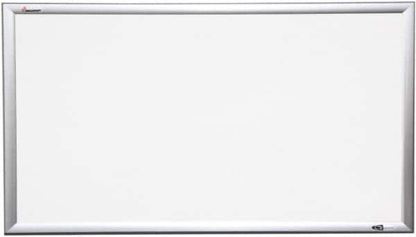 Ability One - 2" High x 40" Wide Porcelain on Steel Magnetic Marker Board - Porcelain, 64" Deep - Americas Tooling