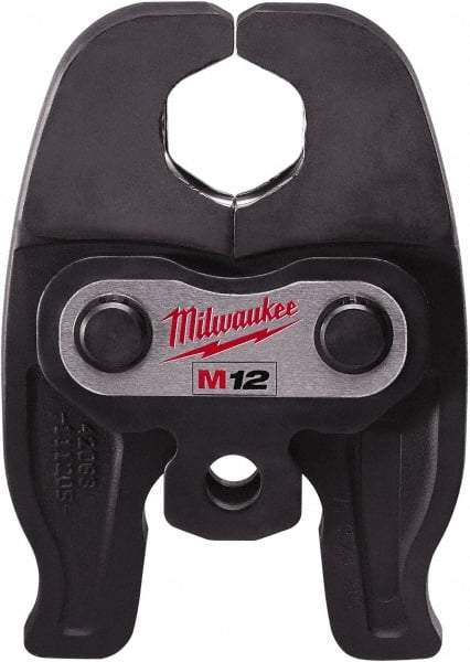 Milwaukee Tool - 1 to 1-1/4 Inch Jaw Range, Presser Replacement Jaw - For Use with M12 FORCE LOGIC Press Tool - Americas Tooling