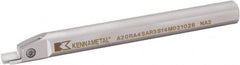 Kennametal - A4SS, Internal, Right Hand, 14mm Max Depth of Cut, 3mm Min Groove Width, Indexable Grooving Tool Holder - A4G0300M3SP04B Insert Compatibility, 1" Shank Width, 203.5mm OAL, Through Coolant - Americas Tooling