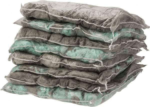 PRO-SAFE - 18 Inch Long x 18 Inch Wide x 2 Inch High, Gray Sorbent Pillow - 28 Gallon Capacity, Universal - Americas Tooling