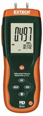 Extech - 2 Max psi, 0.3% FS% Accuracy, Differential Pressure Manometer - -1 to 0.5 Maximum PSI, -13.85 to 13.85 Inch Water Column - Americas Tooling