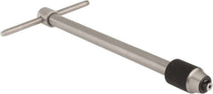 Starrett - 1/16 to 3/16" Tap Capacity, T Handle Tap Wrench - 6" Overall Length - Americas Tooling