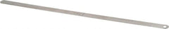 Starrett - 0.1mm Thick x 1/2 Inch Wide x 300mm Leaf Length, Parallel Feeler Gage - Tempered Steel - Americas Tooling