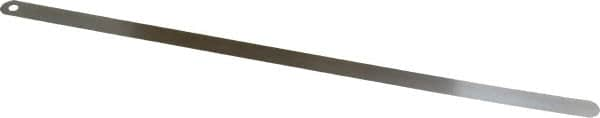 Starrett - 0.3mm Thick x 1/2 Inch Wide x 300mm Leaf Length, Parallel Feeler Gage - Tempered Steel - Americas Tooling