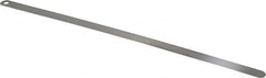 Starrett - 0.35mm Thick x 1/2 Inch Wide x 300mm Leaf Length, Parallel Feeler Gage - Tempered Steel - Americas Tooling