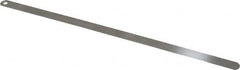 Starrett - 0.4mm Thick x 1/2 Inch Wide x 300mm Leaf Length, Parallel Feeler Gage - Tempered Steel - Americas Tooling