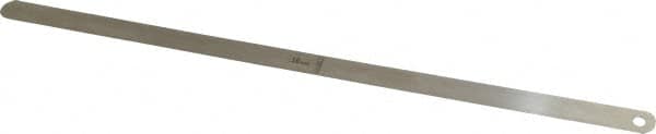 Starrett - 0.5mm Thick x 1/2 Inch Wide x 300mm Leaf Length, Parallel Feeler Gage - Tempered Steel - Americas Tooling