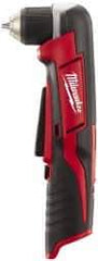 Milwaukee Tool - 12 Volt 3/8" Chuck Right Angle Handle Cordless Drill - 0-800 RPM, Keyless Chuck, Reversible, Lithium-Ion Batteries Not Included - Americas Tooling