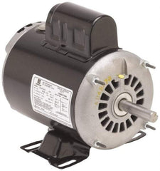 US Motors - 1/3 hp, ODP Enclosure, Auto Thermal Protection, 3,450 RPM, 115/230 Volt, 60 Hz, Single Phase Permanent Split Capacitor (PSC) Motor - Size 48 Frame, Rigid Mount, 1 Speed, Ball Bearings, 6.8/3.4 Full Load Amps, B Class Insulation, Reversible - Americas Tooling