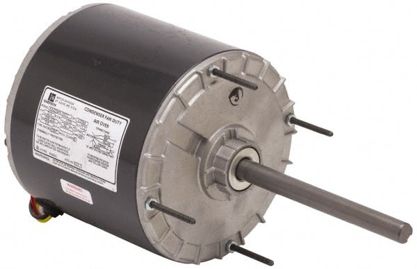 1.5 hp, TEAO Enclosure, Auto Thermal Protection, 1,075 RPM, 208-230/460 Volt, 60 Hz, Single Phase Permanent Split Capacitor (PSC) Motor Size 56Z Frame, Hub/Stud Mount, 1 Speed, Ball Bearings, 8.5-7.6/3.8 Full Load Amps, B Class Insulation, Reversible