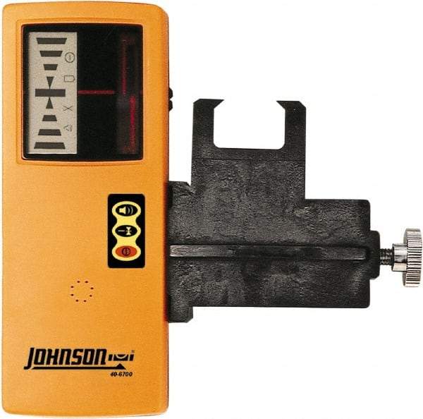 Johnson Level & Tool - Laser Level 9 V Battery, Laser Detector - Use With Red Beam Rotary Laser - Americas Tooling