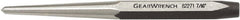 GearWrench - 1/4" Center Punch - 4-1/4" OAL, Alloy Steel - Americas Tooling