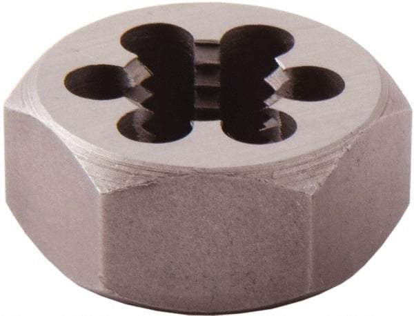 Regal Cutting Tools - 1/2-13 UNC Thread, 1-1/16" Hex, Right Hand Thread, Hex Rethreading Die - High Speed Steel, 1/2" Thick - Exact Industrial Supply