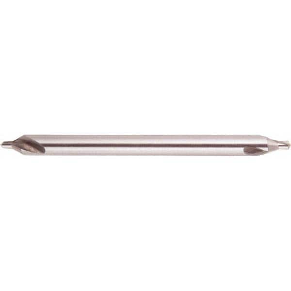 National Twist Drill - #1 Plain Cut 60° Incl Angle High Speed Steel Combo Drill & Countersink - Americas Tooling