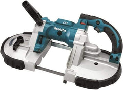 Makita - 18 Volt, 44-7/8" Blade, 530 SFPM Cordless Portable Bandsaw - 4-3/4" (Round) & 4-3/4 x 4-3/4" (Rectangle) Cutting Capacity, Lithium-Ion Battery Not Included - Americas Tooling