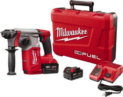 Milwaukee Tool - 18 Volt 1" SDS Plus Chuck Cordless Rotary Hammer - 0 to 4,900 BPM, 0 to 1,400 RPM, Reversible - Americas Tooling