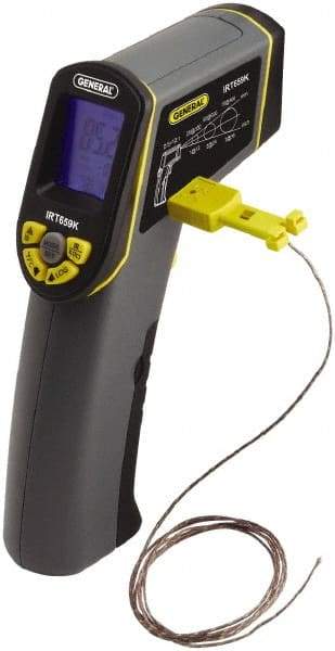 General - -50 to 650°C (-58 to 1201°F) Infrared Thermometer - 12:1 Distance to Spot Ratio - Americas Tooling