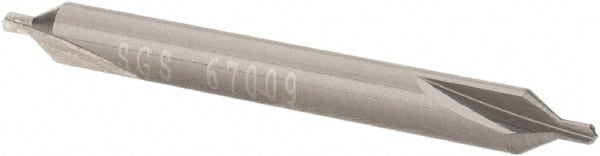 SGS - Metric Plain Cut 60° Incl Angle Solid Carbide Combo Drill & Countersink - Americas Tooling