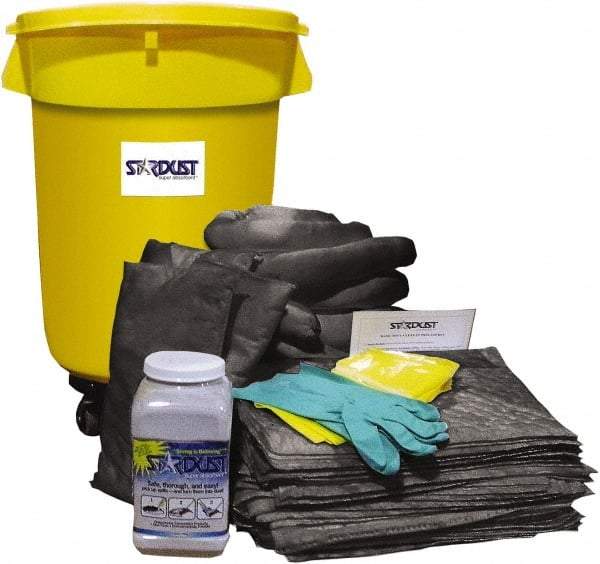 Stardust Spill Products - Spill Clean-Up System Accessory Kit Spill Kit - 32 Gal Mobile Spill Cart - Americas Tooling