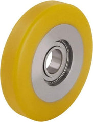 Blickle - 5 Inch Diameter x 63/64 Inch Wide, Polyurethane-Elastomer Blickle Extrathane Caster Wheel - 605 Lb. Capacity, 13/16 Inch Axle Diameter, Ball Bearing - Americas Tooling