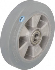 Blickle - 5-1/2 Inch Diameter x 1-37/64 Inch Wide, Solid Rubber Caster Wheel - 594 Lb. Capacity, 25/32 Inch Axle Diameter, Ball Bearing - Americas Tooling