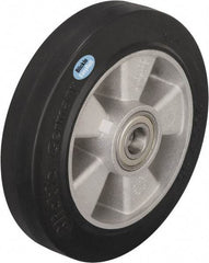 Blickle - 10 Inch Diameter x 1-31/32 Inch Wide, Solid Rubber Caster Wheel - 1,430 Lb. Capacity, 1 Inch Axle Diameter, Ball Bearing - Americas Tooling