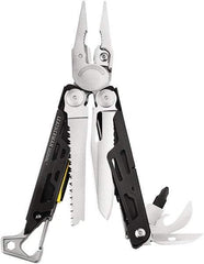 Leatherman - 19 Piece, Multi-Tool Set - Stainless Steel, 4-1/2" OAL, 4-1/2" Closed Length - Americas Tooling