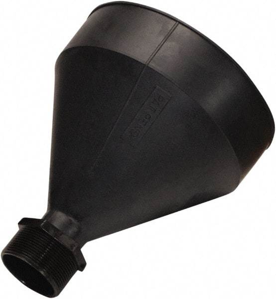 Funnel King - 9-3/16" High x 7-1/2" Diam, Polyethylene, Drum Funnel - 55 Gal Drum/Pail Capacity - Americas Tooling