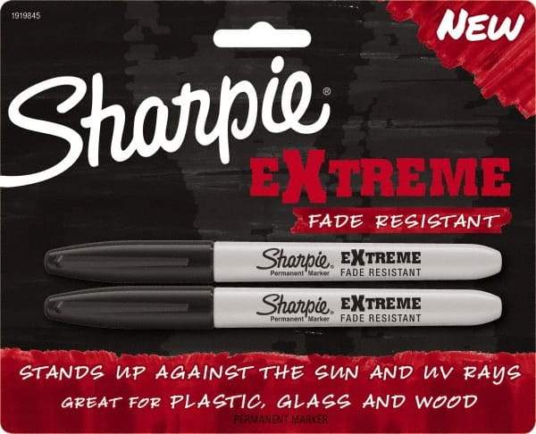 Sharpie - Black Permanent Marker - Fine Felt Tip, AP Nontoxic Ink - Americas Tooling