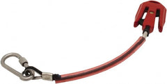 Proto - 10-1/2" Tethered Tool Lanyard - Skyhook Connection, 11" Extended Length, Orange - Americas Tooling