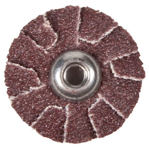 4″ Aluminum Oxide Overlap Slotted Disc 2-Ply 60 Grit 1/4″–20 Eyelet - Americas Tooling