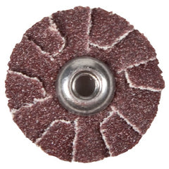 4″ Aluminum Oxide Overlap Slotted Disc 2-Ply 60 Grit 1/4″–20 Eyelet - Americas Tooling