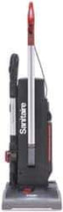 Sanitaire - Dual Motor Lightweight Upright Vacuum Cleaner - 13" Cleaning Width, 11" Amps, Comfort Hand Grip, Black - Americas Tooling