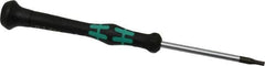 Wera - 3/32" Precision Miniature Hex Driver - 2-3/8" Bade Length, Ergonomic with Spinning Cap Handle, 2-3/8" OAL - Americas Tooling