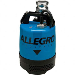 Allegro - 2/3 hp, 5.4 Amp Rating, 115 VAC, 60 Hz, Single Speed Continuous Duty Dewatering Pump - Americas Tooling