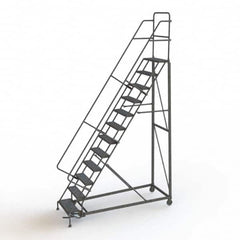 TRI-ARC - Rolling & Wall Mounted Ladders & Platforms Type: Rolling Warehouse Ladder Style: Rolling Safety Ladder - Americas Tooling