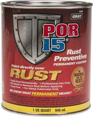 POR-15 - 1 Quart, Gray, Rust Preventative Paint - Comes in Can - Americas Tooling