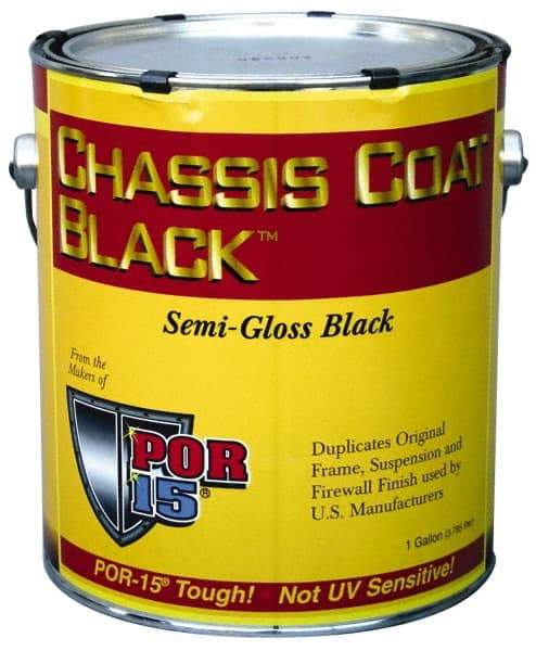 POR-15 - Semigloss Black Automotive Topcoat - 1 Gal Can with Handle - Americas Tooling