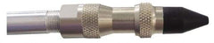 Coilhose Pneumatics - 125 Max psi Rubber Push Button Blow Gun - 1/4 NPT, 39" Tube Length, Nickel Plated Brass - Americas Tooling