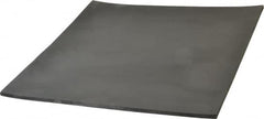 Made in USA - 12" Long, 12" Wide, 1/4" Thick, Buna-N Rubber Foam Sheet - 50 to 60 Durometer, Black, -20 to 180°F, 2,500 psi Tensile Strength, Plain Backing, Stock Length - Americas Tooling