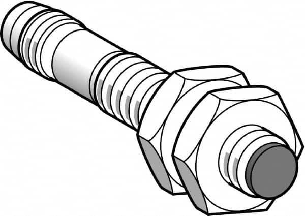 Telemecanique Sensors - PNP, 2.5mm Detection, Cylinder, Inductive Proximity Sensor - 3 Wires, IP65, IP67, 12 to 24 VDC, M8x1 Thread, 42mm Long - Americas Tooling