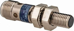 Telemecanique Sensors - NPN, NC, 1.5mm Detection, Cylinder Shielded, Inductive Proximity Sensor - 3 Wires, IP67, 12 to 24 VDC, M12x1 Thread, 45mm Long x 0.39 Inch Wide - Americas Tooling