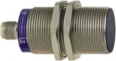 Telemecanique Sensors - NPN, PNP, 10mm Detection, Cylinder, Inductive Proximity Sensor - 2 Wires, IP67, IP69, 12 to 48 VDC, M30x1.5 Thread, 74mm Long - Americas Tooling